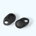 Catarama din plastic rotativa 22 x 48 mm, Negru fotografia produsului View 3 S
