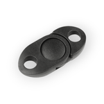 Catarama din plastic rotativa 22 x 48 mm, Negru fotografia produsului