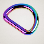 Inel metalic tip D, dimensiuni 21 x 27 mm, grosime 4 mm, Multicolor fotografia produsului View 4 S
