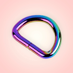 Inel metalic tip D, dimensiuni 21 x 27 mm, grosime 4 mm, Multicolor fotografia produsului View 6 S