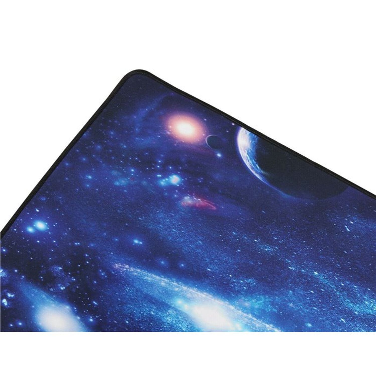 Mousepad mare, 88x30cm, cauciucat, pentru gaming, cu model Cosmos fotografia produsului View 9 L