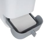Perie rotunda pentru wc, din silicon, cu cap flexibil, fixare pe perete fotografia produsului View 6 S