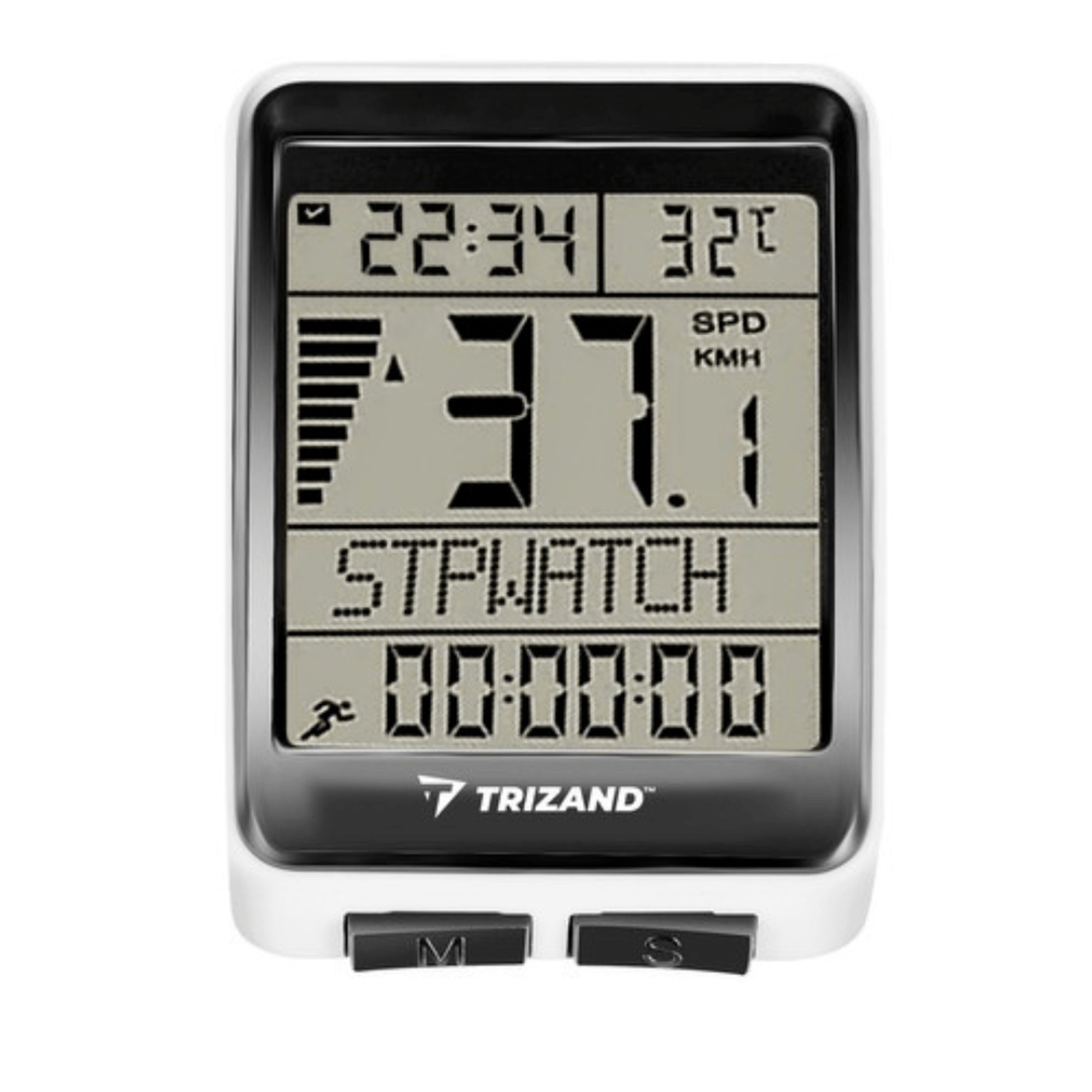 Vitezometru digital pentru bicicleta, wireless, rezistent la apa, cu display LCD, 9 functii fotografia produsului View 2 L