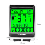 Vitezometru digital pentru bicicleta, wireless, rezistent la apa, cu display LCD, 9 functii fotografia produsului View 14 S