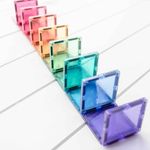 Magnetic Tiles Set constructie magnetic, 120 piese Pastel, creativitate fotografia produsului View 4 S