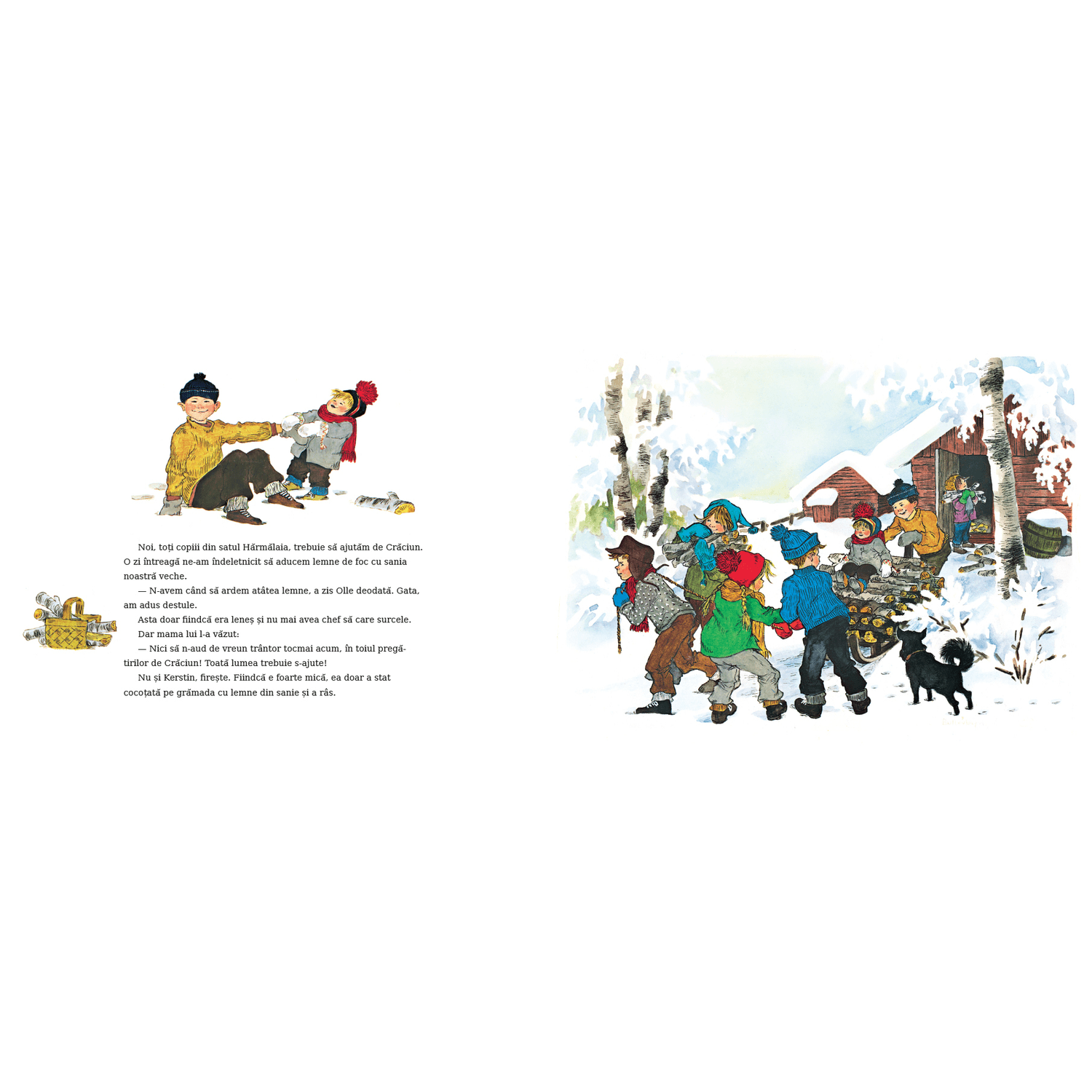 Craciun in satul Harmalaia - de Astrid Lindgren, ilustratii de Ilon Wikland fotografia produsului View 4 L