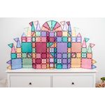 Magnetic Tiles Set constructie magnetic, 120 piese Pastel, creativitate fotografia produsului View 5 S