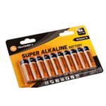 Set baterii Alcaline GoGEN SUPER AA, LR06, blister 10 buc fotografia produsului