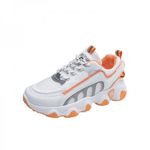 Pantofi sport dama AD41, model alb/orange, AD41-37 fotografia produsului
