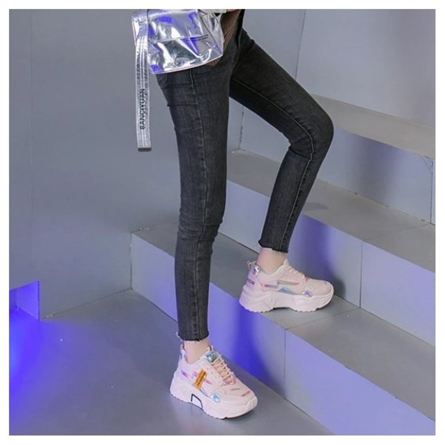 Pantofi sport dama AD30, model roz, AD30-36 fotografia produsului View 4 L