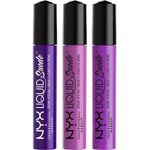 Set 3 rujuri de buze rezistente, NYX, Liquid Suede, 07 fotografia produsului