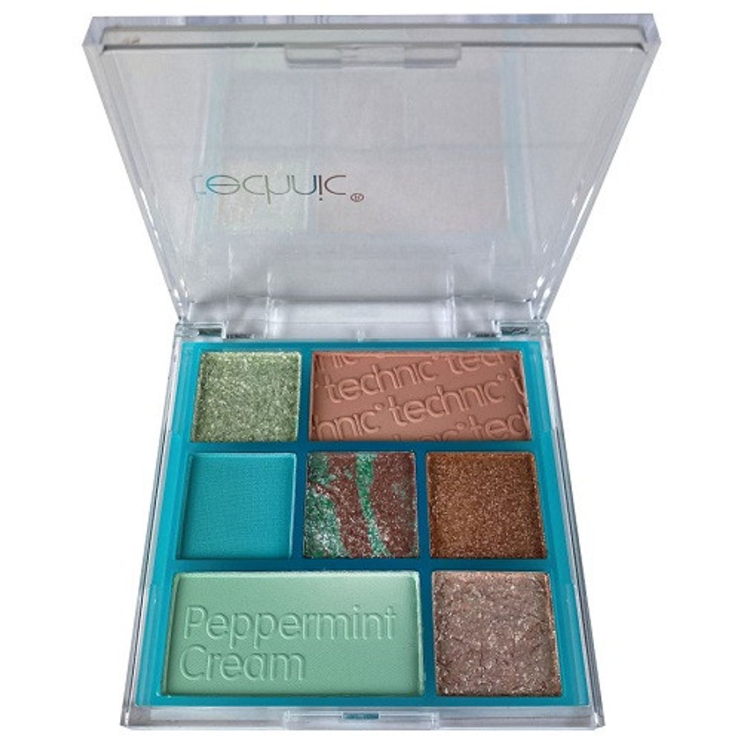 Paleta fard de ochi, Technic , Peppermint Cream, 7 culori fotografia produsului View 2 L