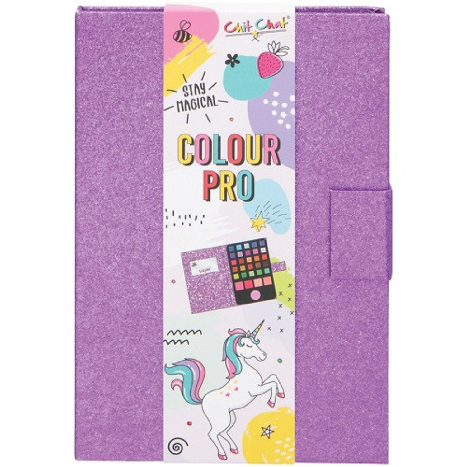 Trusa machiaj,Technic, Chit Chat, Colour Pro, 30 culori fotografia produsului View 2 L