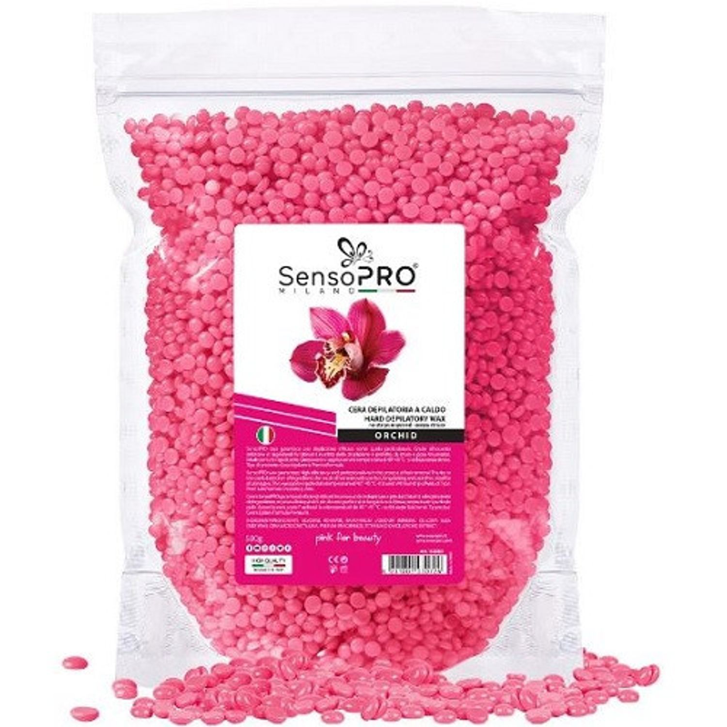 Ceara epilat granule, SensoPro, Orhidee, 500 g fotografia produsului View 2 L