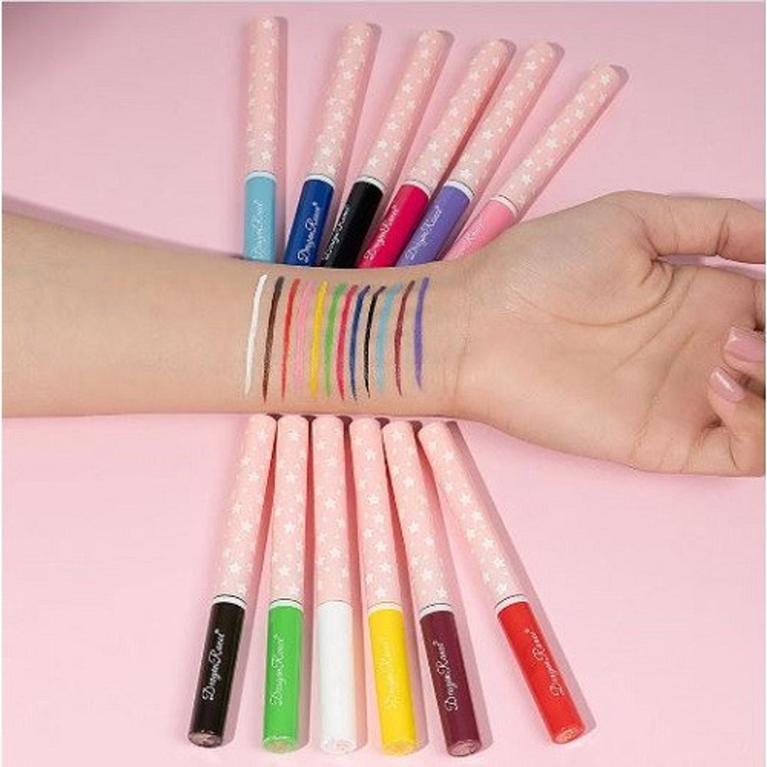 Set 12 tusuri de ochi colorate, Makeup, Colorful Eyeliner fotografia produsului View 3 L
