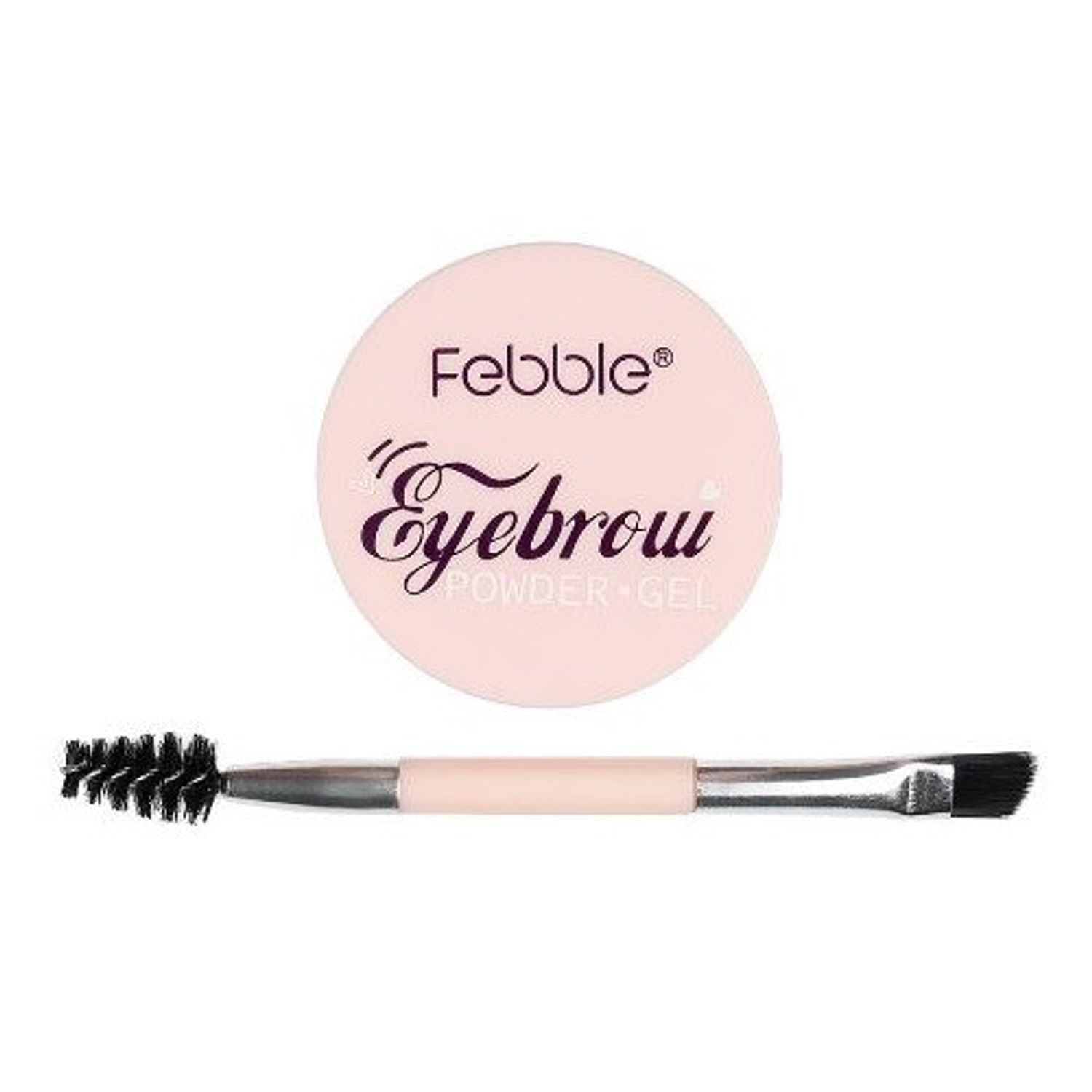 Tus si fard sprancene, Febble, Eyebrow Makeup, Negru, Pensula aplicare inclusa fotografia produsului View 3 L
