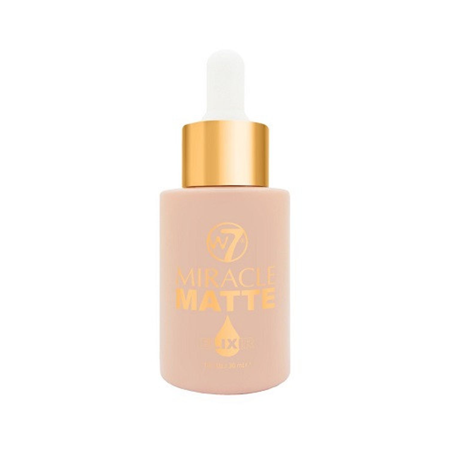 Baza de Machiaj Elixir pentru fata, W7, Miracle Matte Elixir, 30 ml fotografia produsului