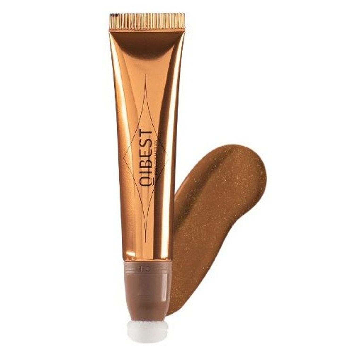 Iluminator lichid, Qibest, Multifunctional Makeup Pen, 06 Champagne Gold fotografia produsului