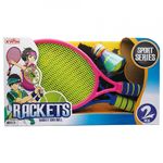Set 2 rachete de tenis/badminton fotografia produsului
