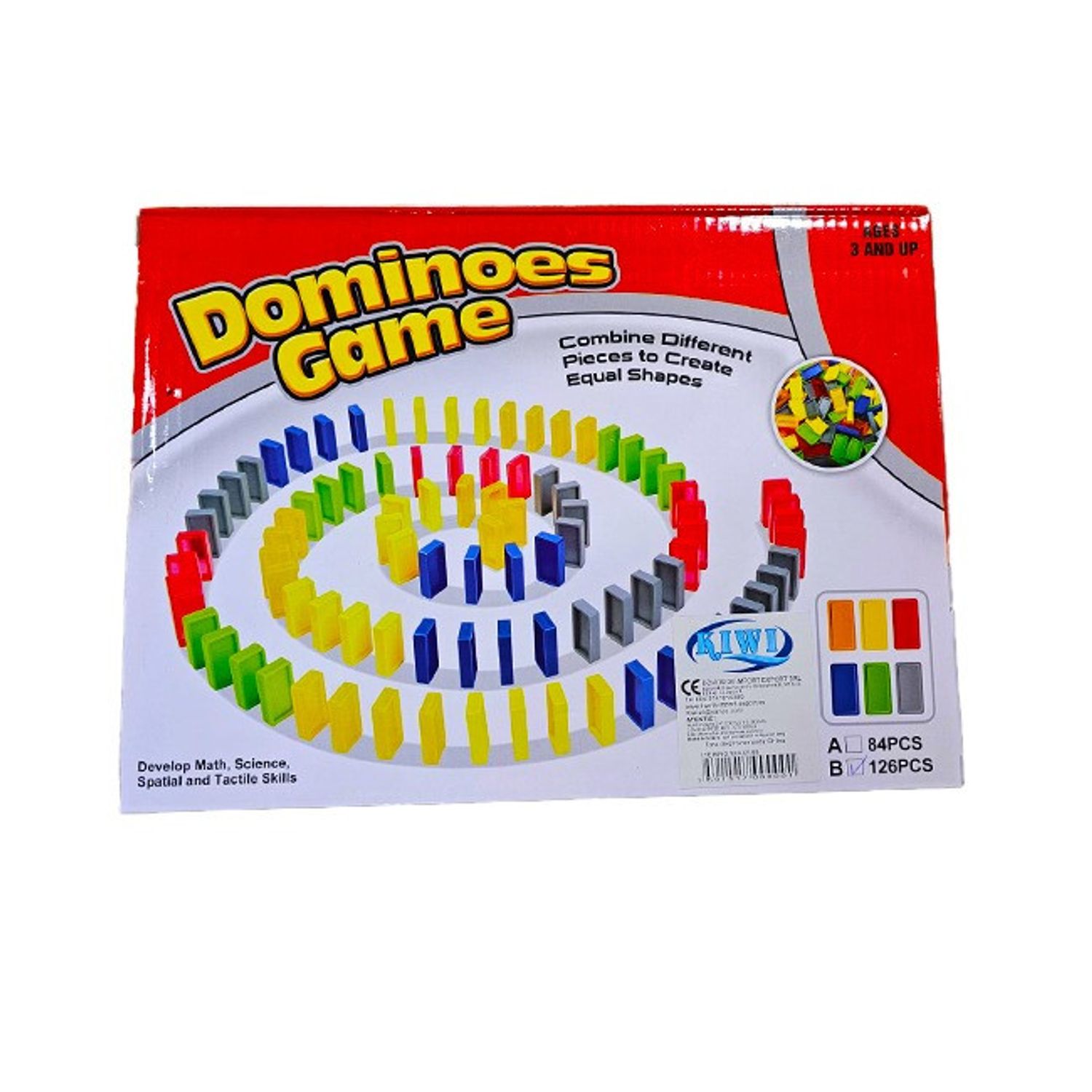 Joc Domino, 126 piese fotografia produsului