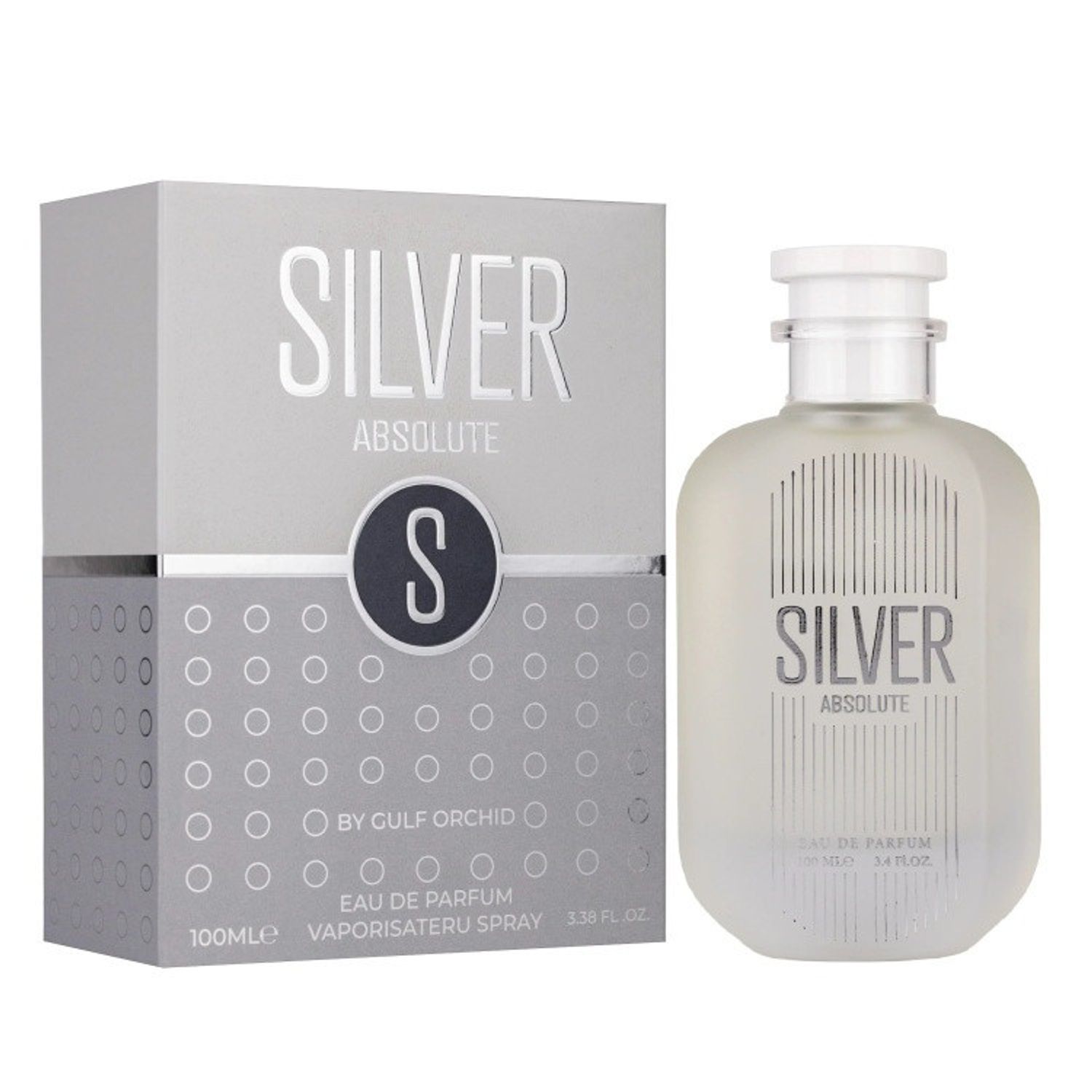 Gulf Orchid Silver Absolute, Apa de Parfum, Unisex, 100 ml fotografia produsului