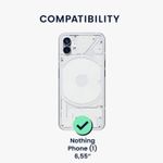 Husa Kwmobile pentru Nothing Phone 1, Silicon, Transparent, 59501.03 fotografia produsului View 5 S