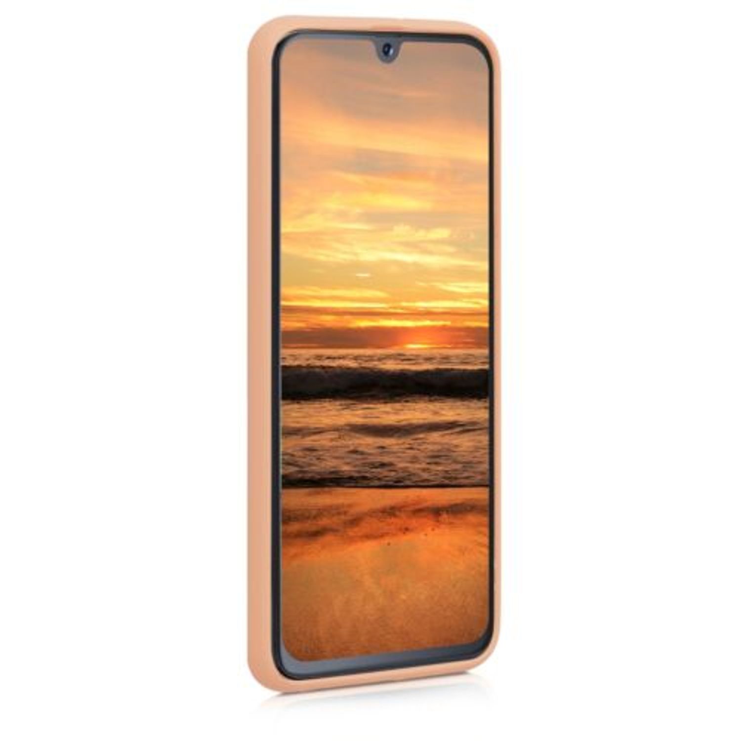 Husa pentru Samsung Galaxy A40, Silicon, Rose Gold, 48547.138 fotografia produsului View 3 L