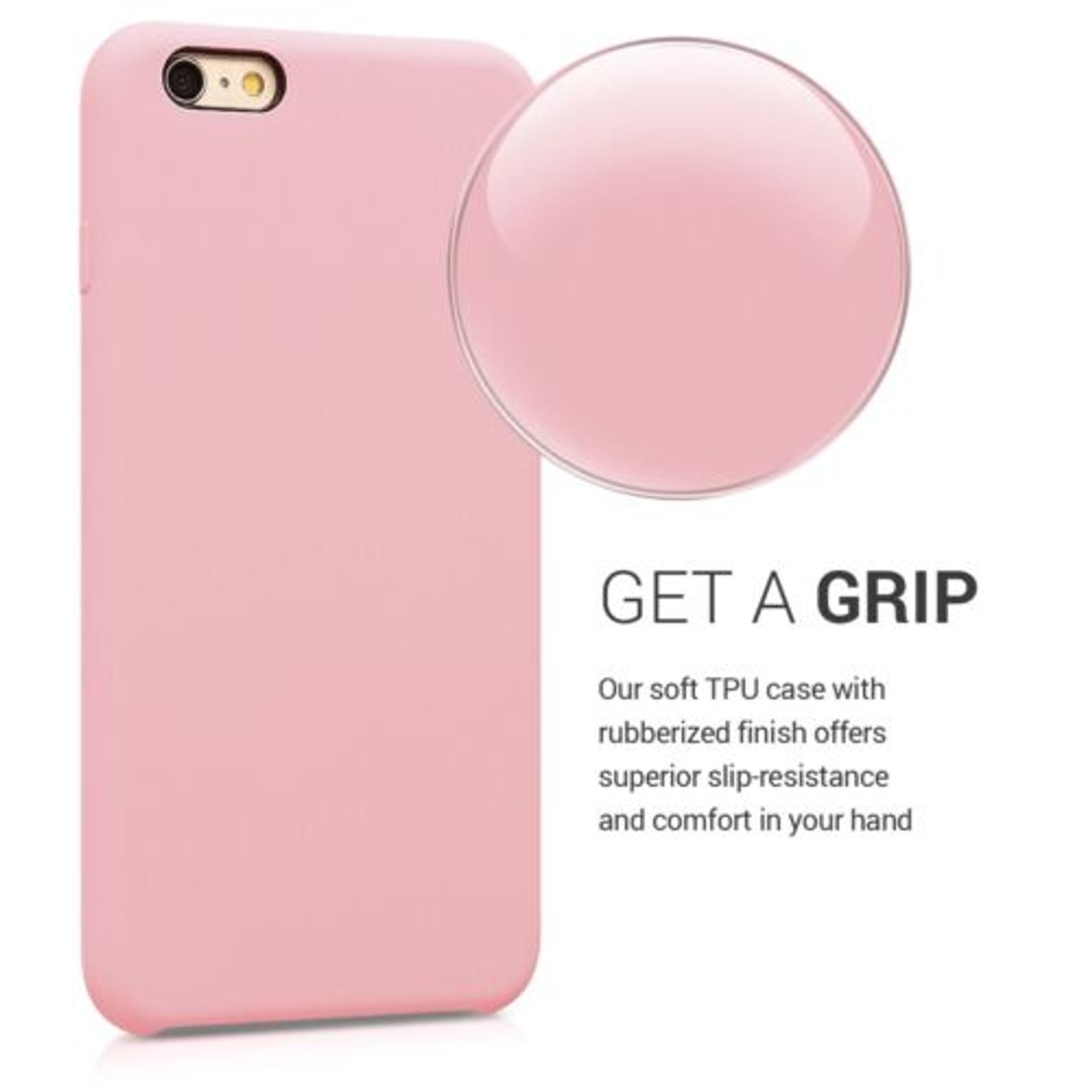 Husa pentru Apple iPhone 6 Plus/iPhone 6s Plus, Silicon, Rose Gold, 40841.156 fotografia produsului View 4 L