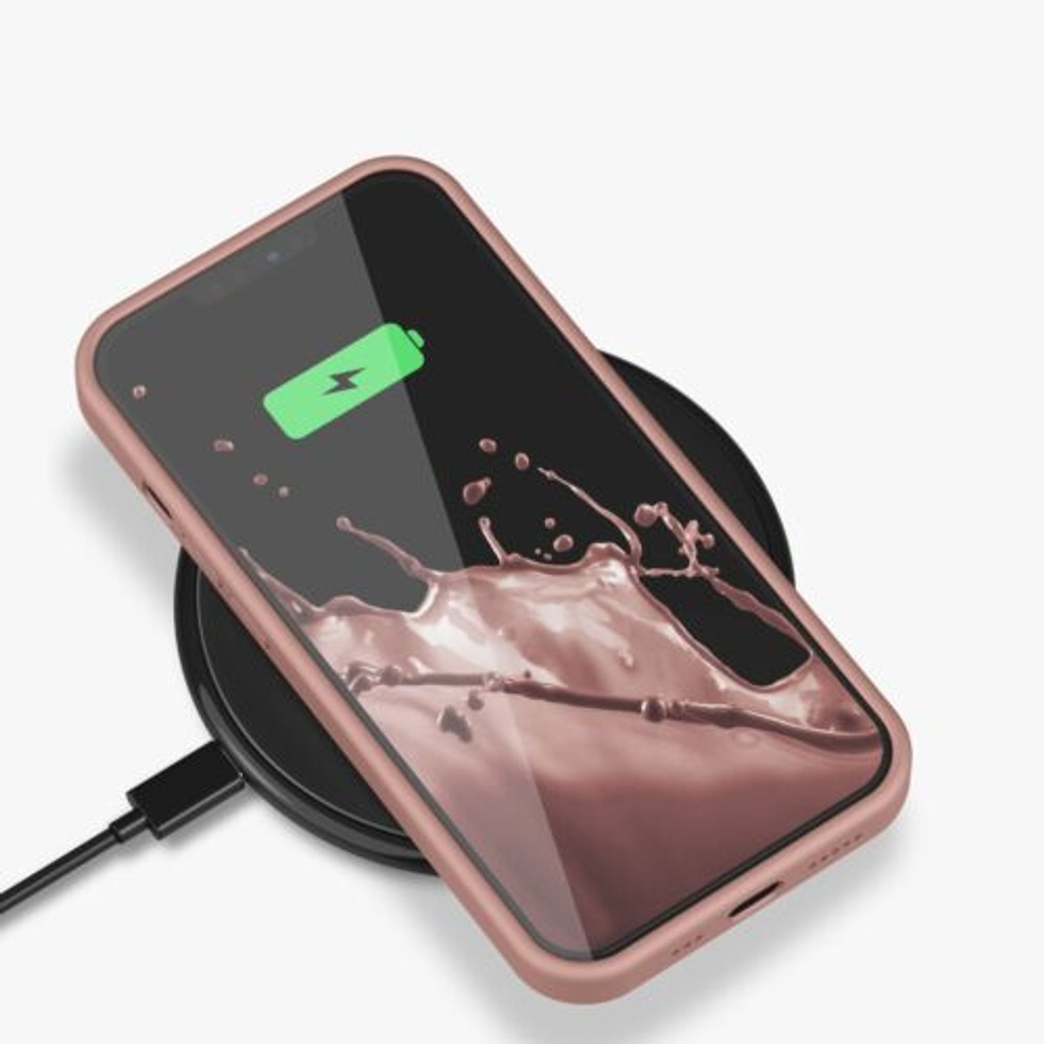 Husa Kwmobile pentru Apple iPhone 13 Pro, Silicon, Rose Gold, 55880.237 fotografia produsului View 10 L