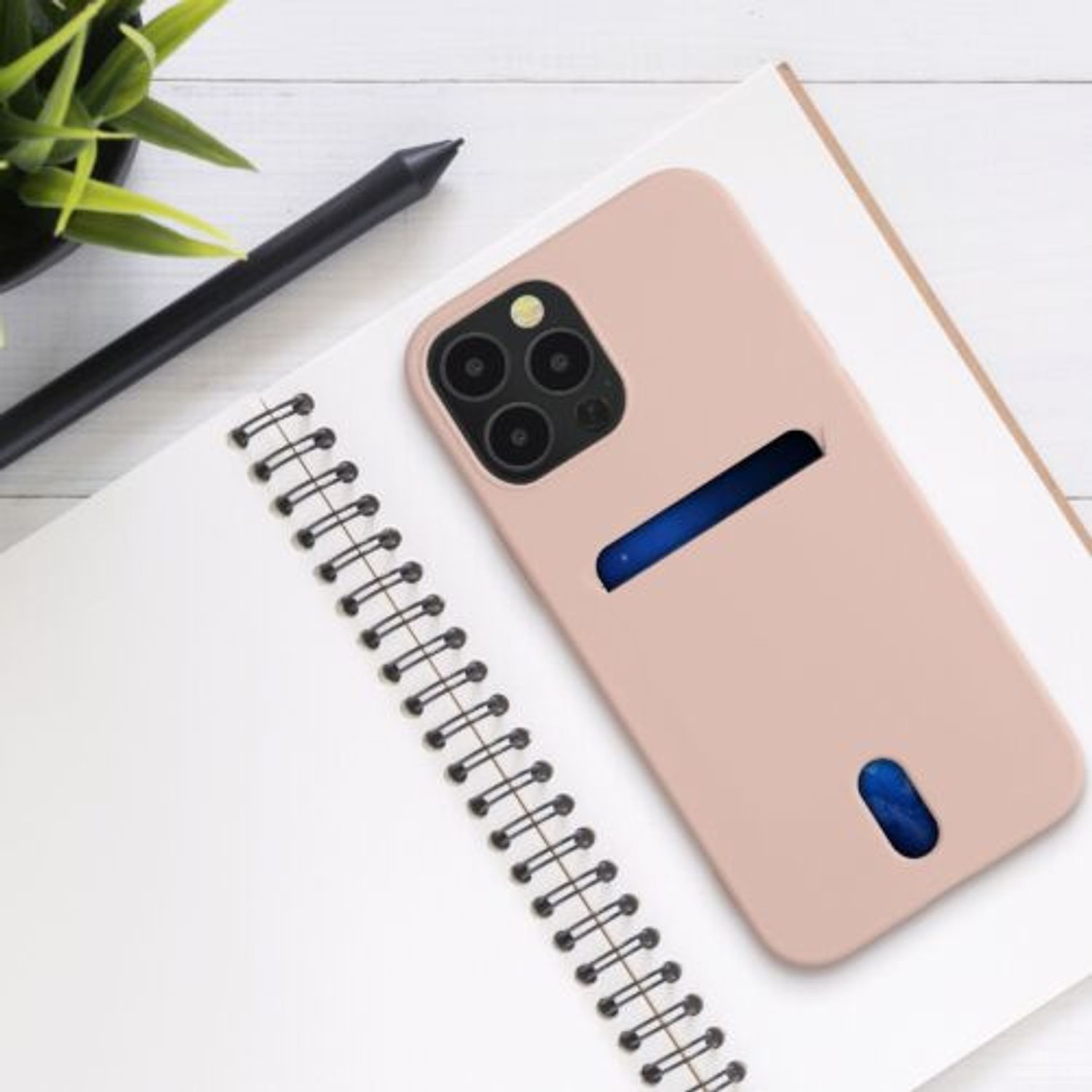 Husa pentru iPhone 12 Pro Max, Silicon, Rose Gold, 54514.10 fotografia produsului View 3 L