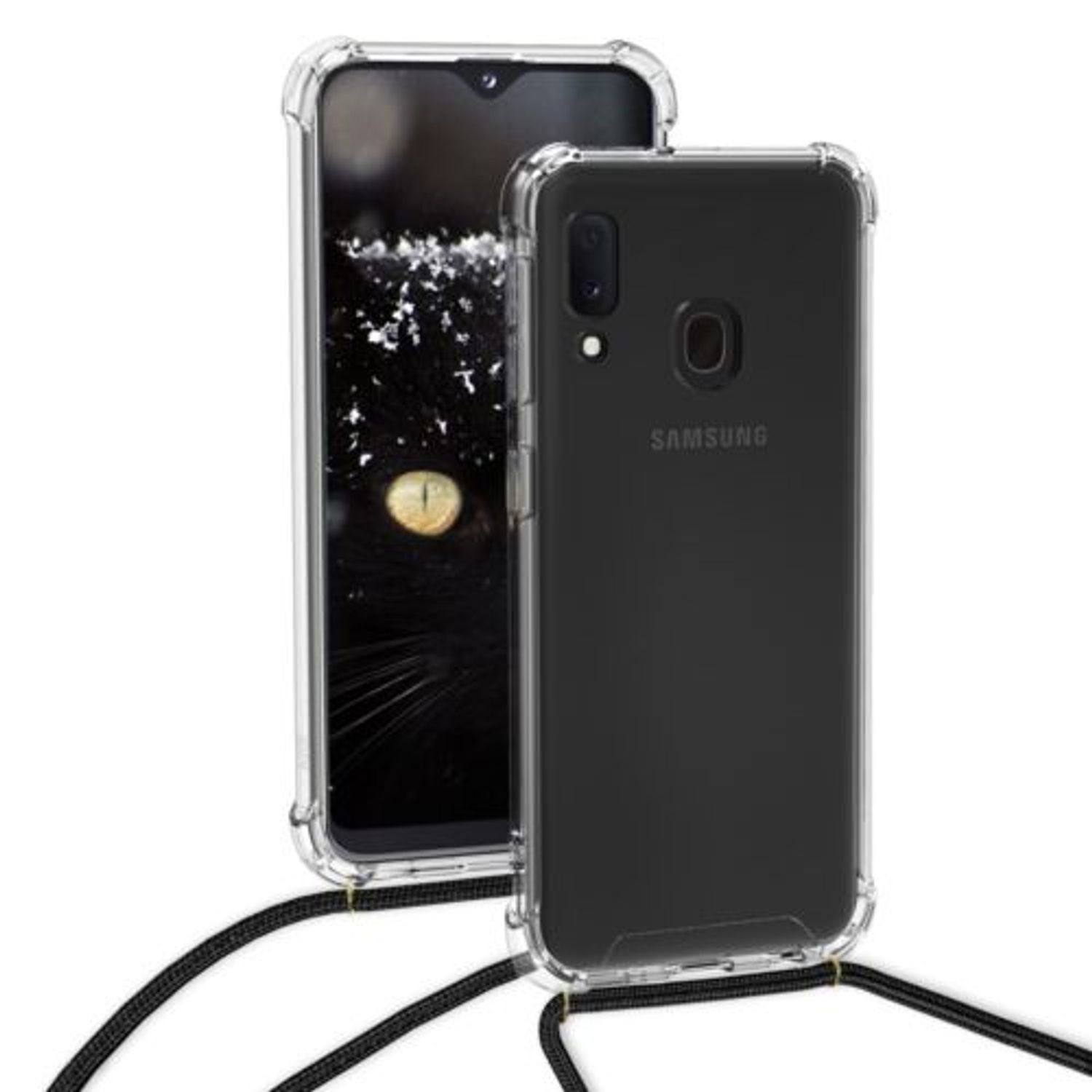 Husa pentru Samsung Galaxy A20e, Silicon, Transparent, 48749.01 fotografia produsului View 5 L