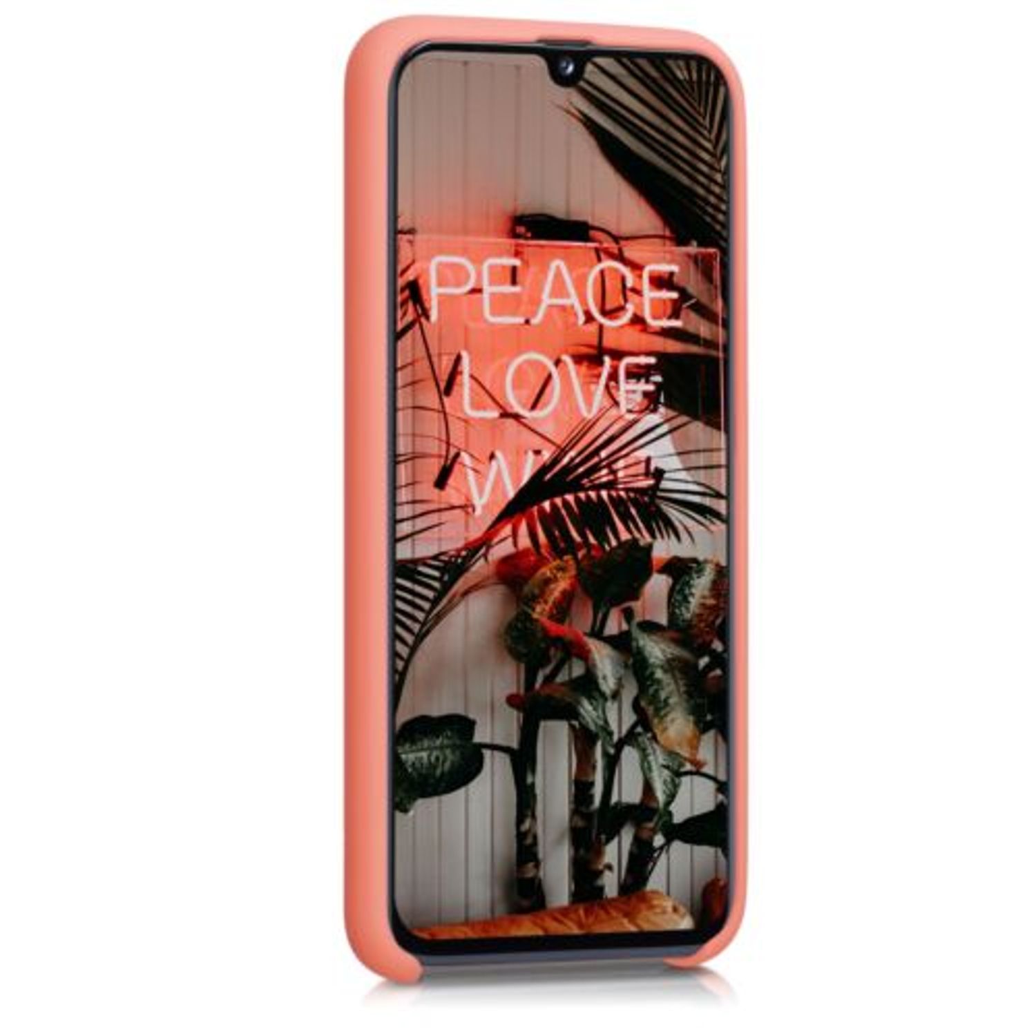 Husa pentru Samsung Galaxy A40, Silicon, Rose Gold, 49091.56 fotografia produsului View 3 L