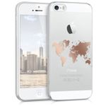 Husa pentru Apple iPhone 5/iPhone 5s/iPhone SE, Silicon, Rose Gold, 40657.05 fotografia produsului