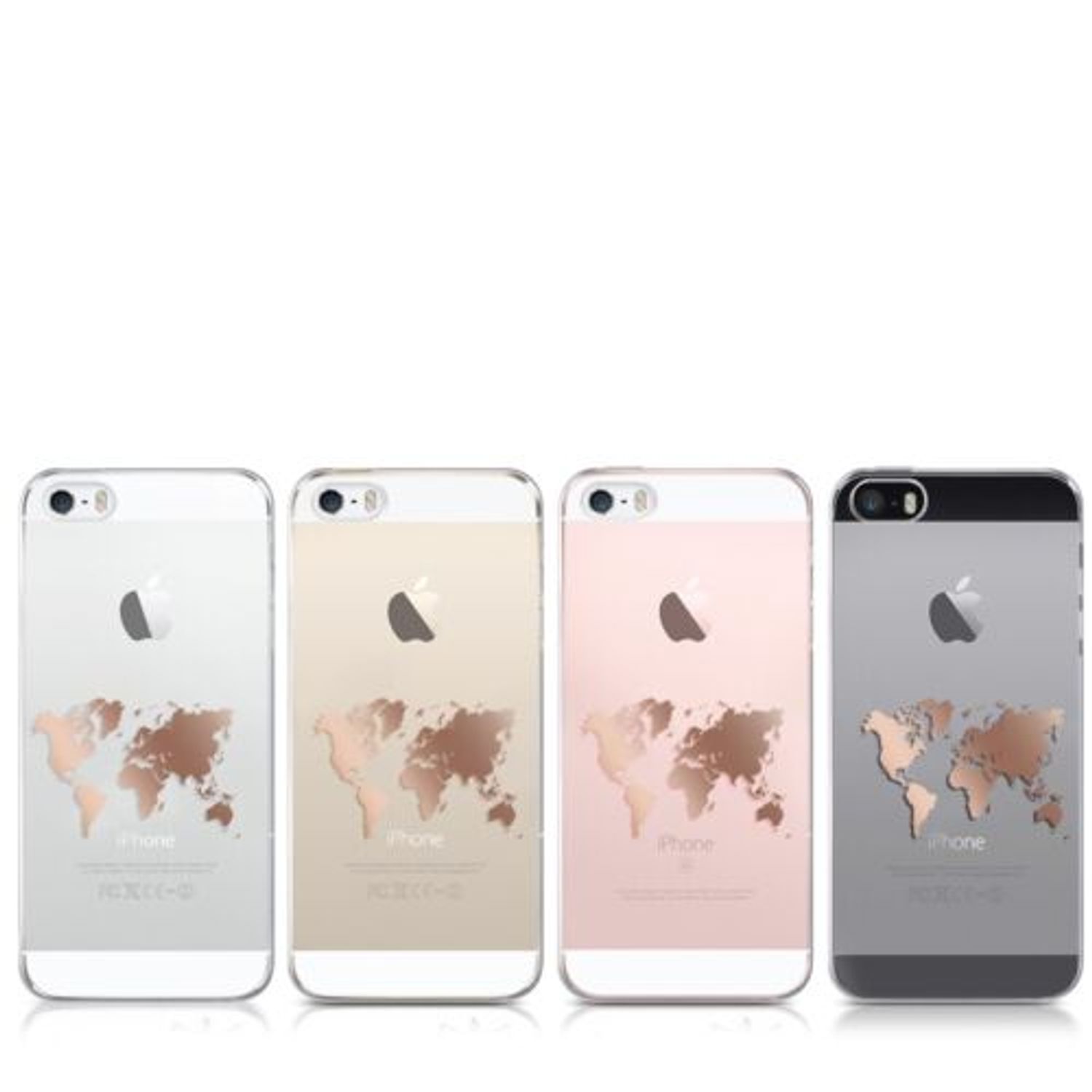 Husa pentru Apple iPhone 5/iPhone 5s/iPhone SE, Silicon, Rose Gold, 40657.05 fotografia produsului View 8 L
