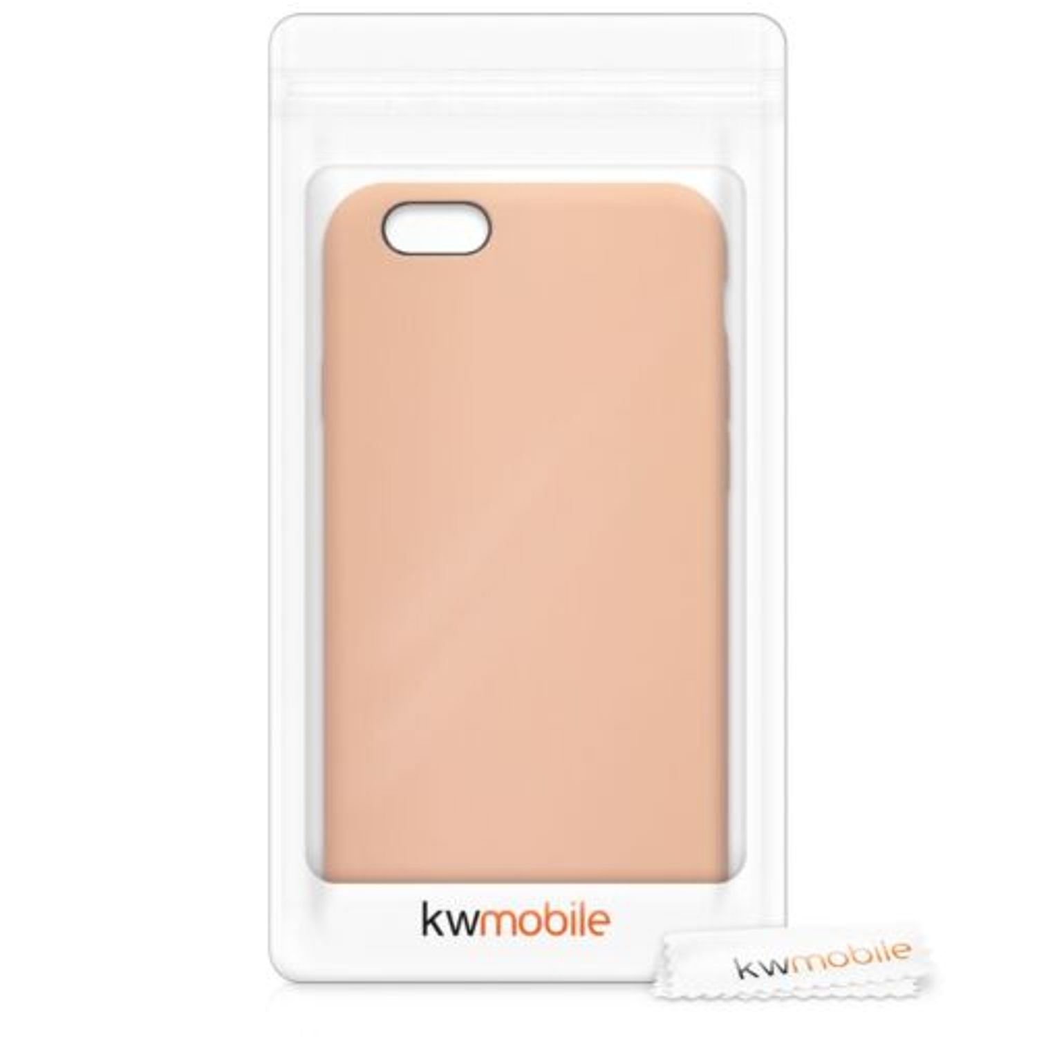 Husa pentru Apple iPhone 6/iPhone 6s, Silicon, Rose Gold, 40223.194 fotografia produsului View 7 L
