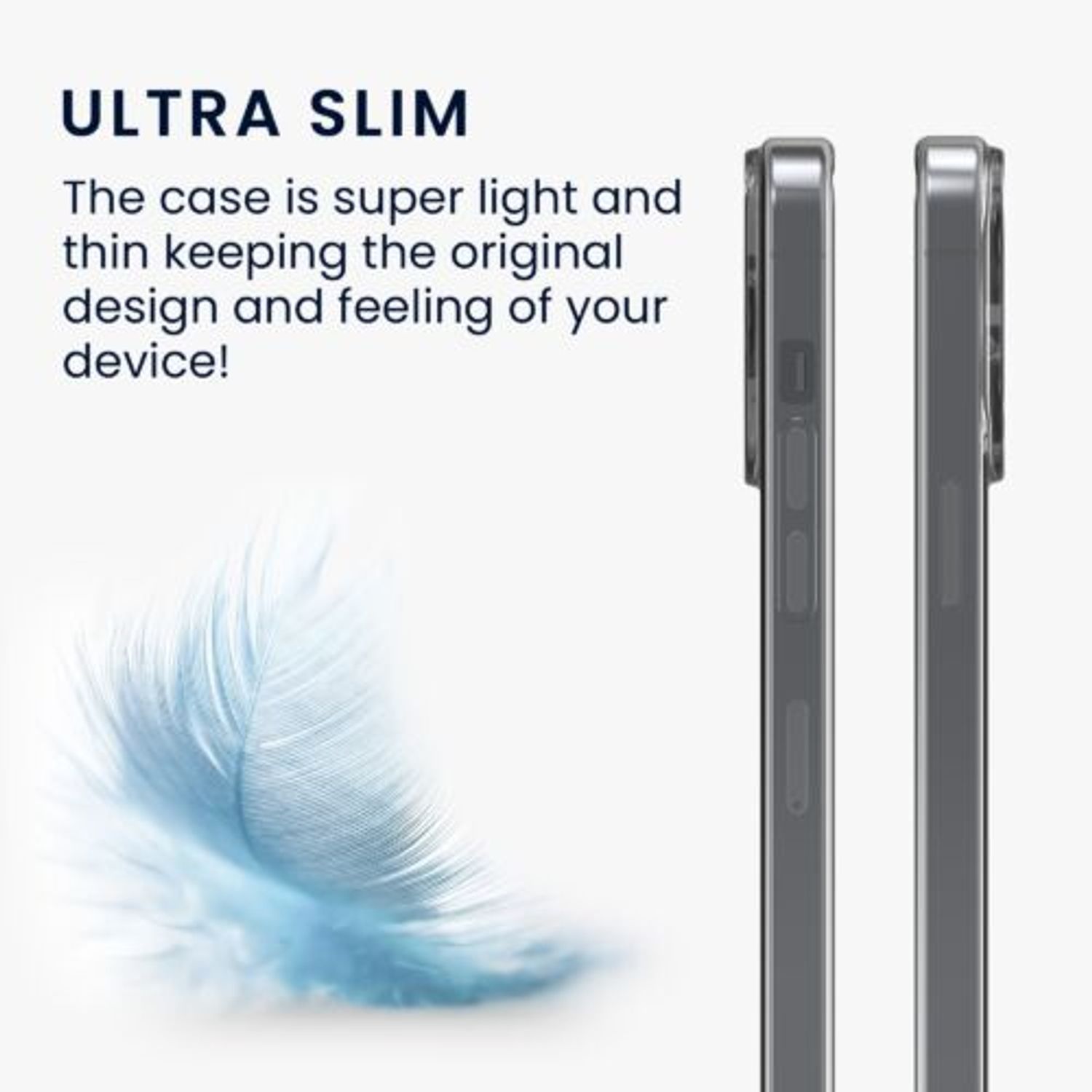 Husa Kwmobile pentru Apple iPhone 14 Pro Max, Silicon, Transparent, 59135.03 fotografia produsului View 4 L