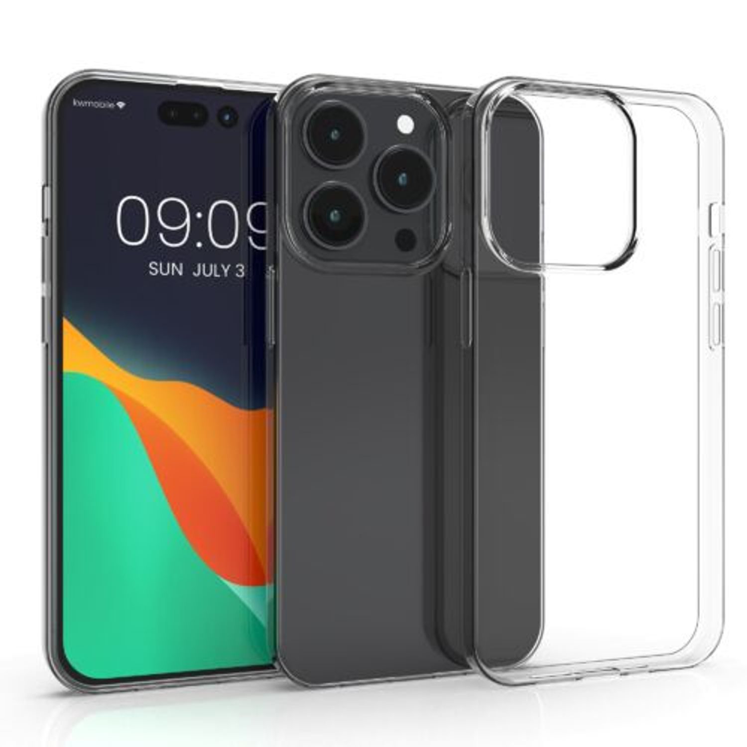 Husa Kwmobile pentru Apple iPhone 14 Pro Max, Silicon, Transparent, 59135.03 fotografia produsului