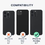 Husa Kwmobile pentru Apple iPhone 14 Pro Max, Silicon, Transparent, 59135.03 fotografia produsului View 5 S