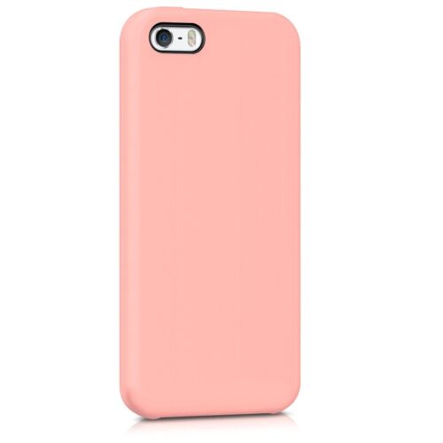 Husa pentru Apple iPhone 5/iPhone 5s/iPhone SE, Silicon, Rose Gold, 42766.89 fotografia produsului View 8 L