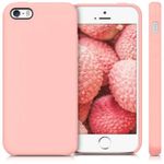 Husa pentru Apple iPhone 5/iPhone 5s/iPhone SE, Silicon, Rose Gold, 42766.89 fotografia produsului View 2 S