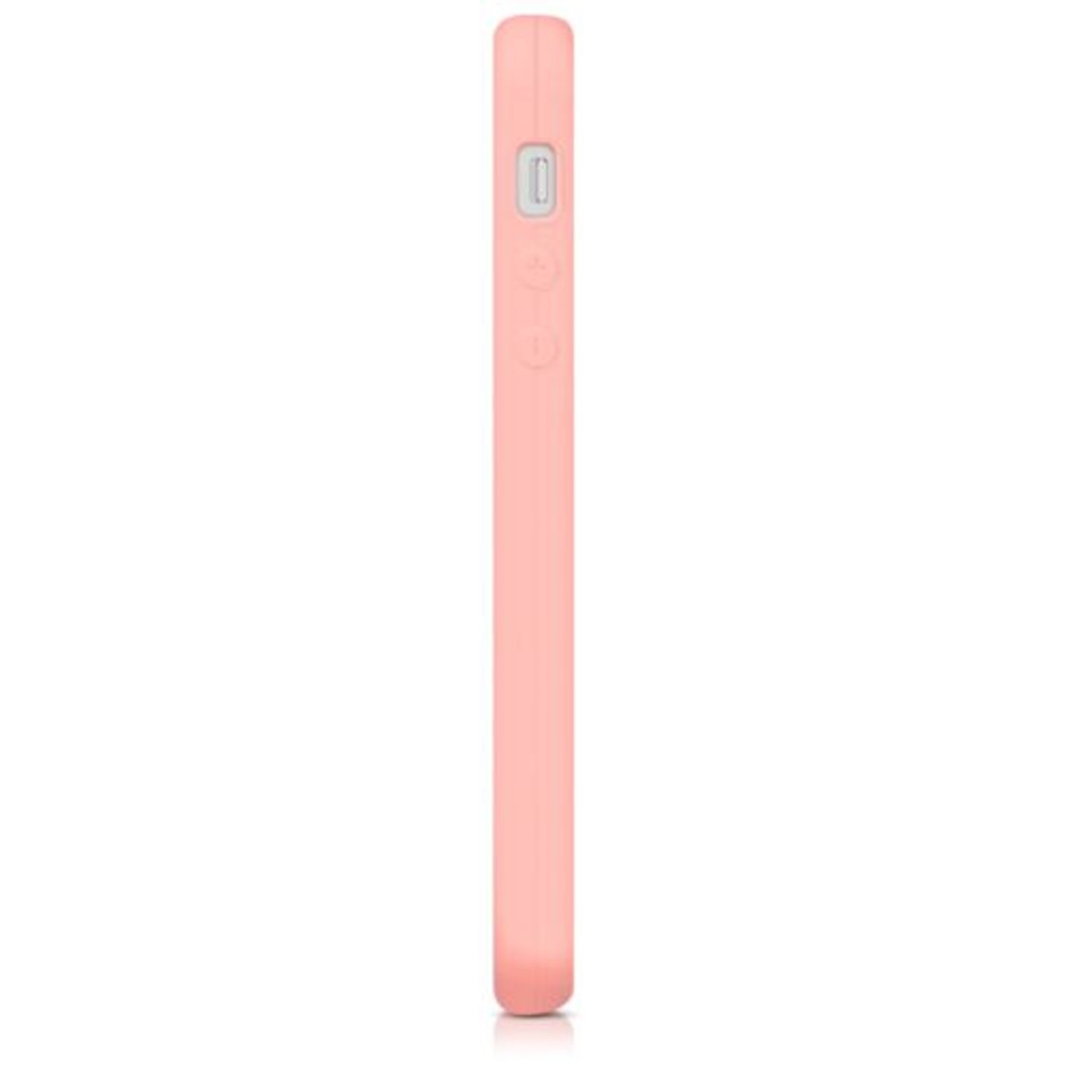 Husa pentru Apple iPhone 5/iPhone 5s/iPhone SE, Silicon, Rose Gold, 42766.89 fotografia produsului View 5 L