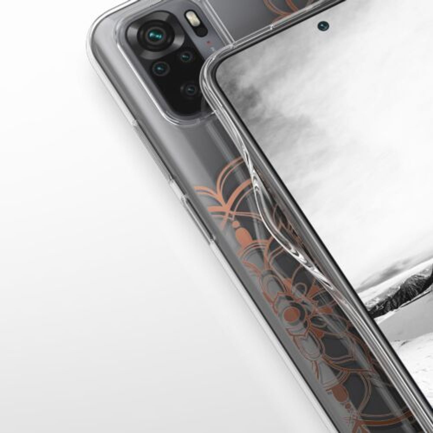 Husa pentru Xiaomi Redmi Note 10/Redmi Note 10S, Silicon, Rose Gold, 54549.01 fotografia produsului View 10 L