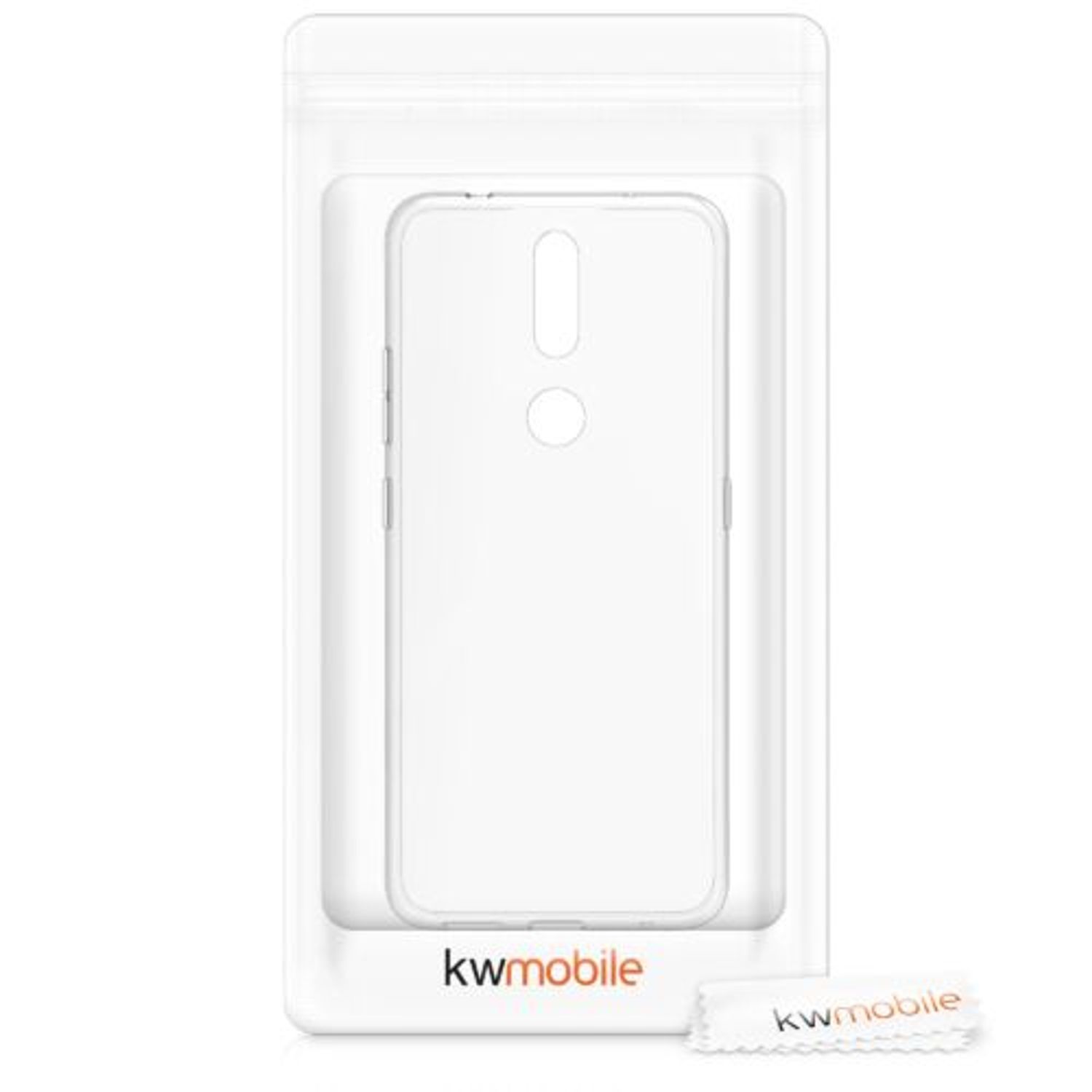 Husa pentru Nokia 2.4, Silicon, Transparent, 54749.03 fotografia produsului View 7 L