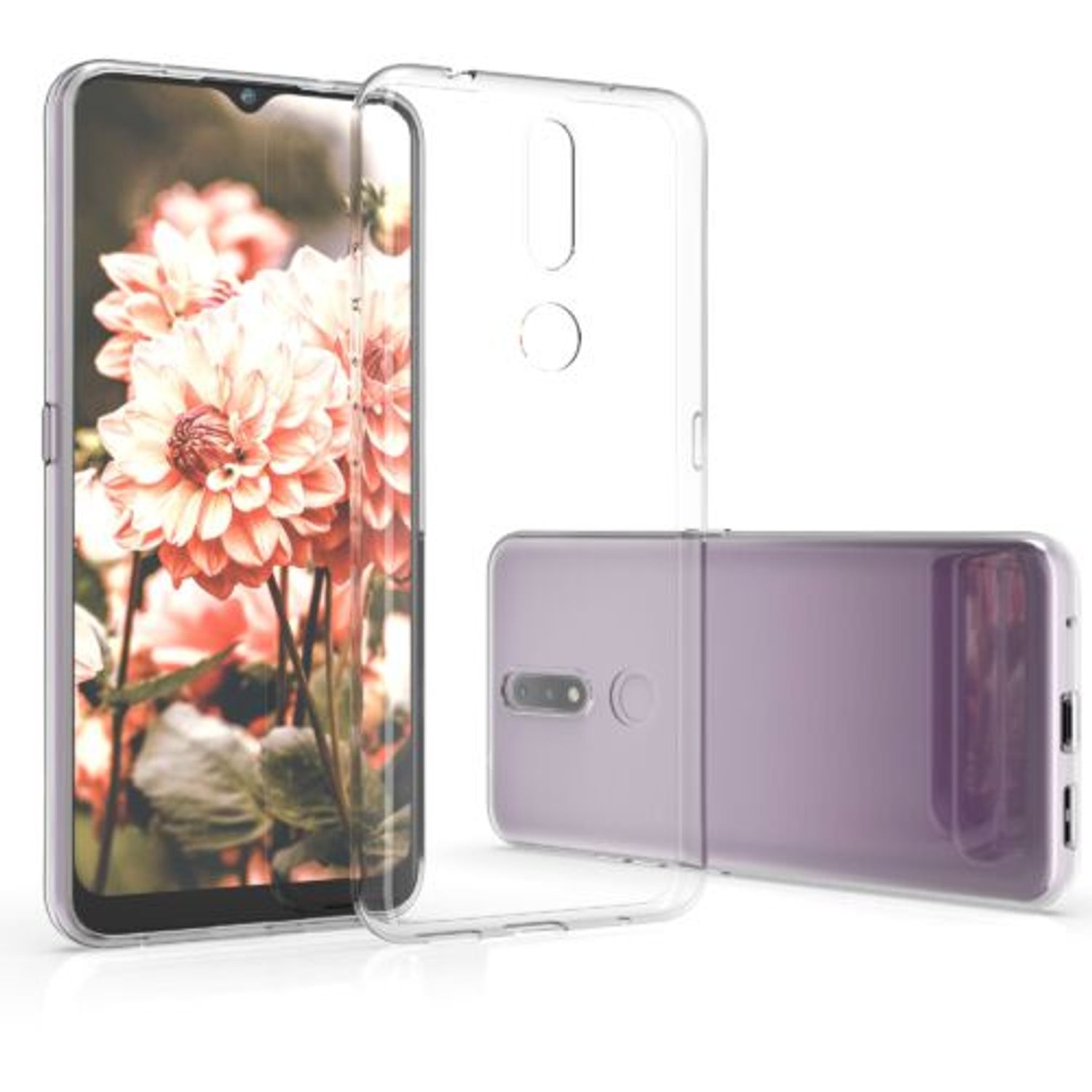 Husa pentru Nokia 2.4, Silicon, Transparent, 54749.03 fotografia produsului View 8 L