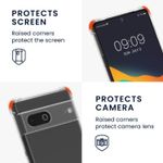 Husa Kwmobile pentru Google Pixel 7, Silicon, Transparent, 58370.03 fotografia produsului View 3 S