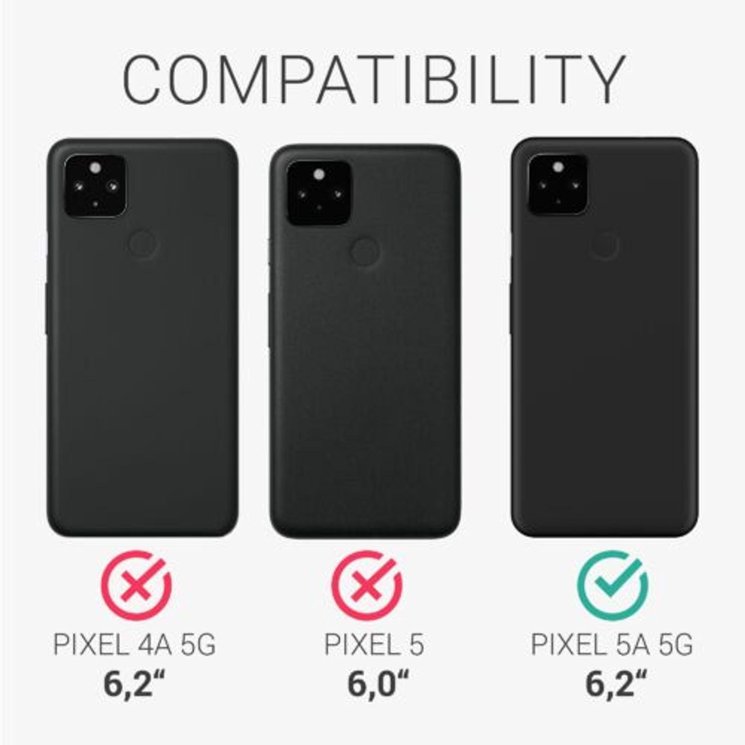 Husa pentru Google Pixel 5a, Silicon, Transparent, 55595.03 fotografia produsului View 6 L