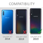 Husa pentru Samsung Galaxy A70, Silicon, Transparent, 48699.01 fotografia produsului View 6 S