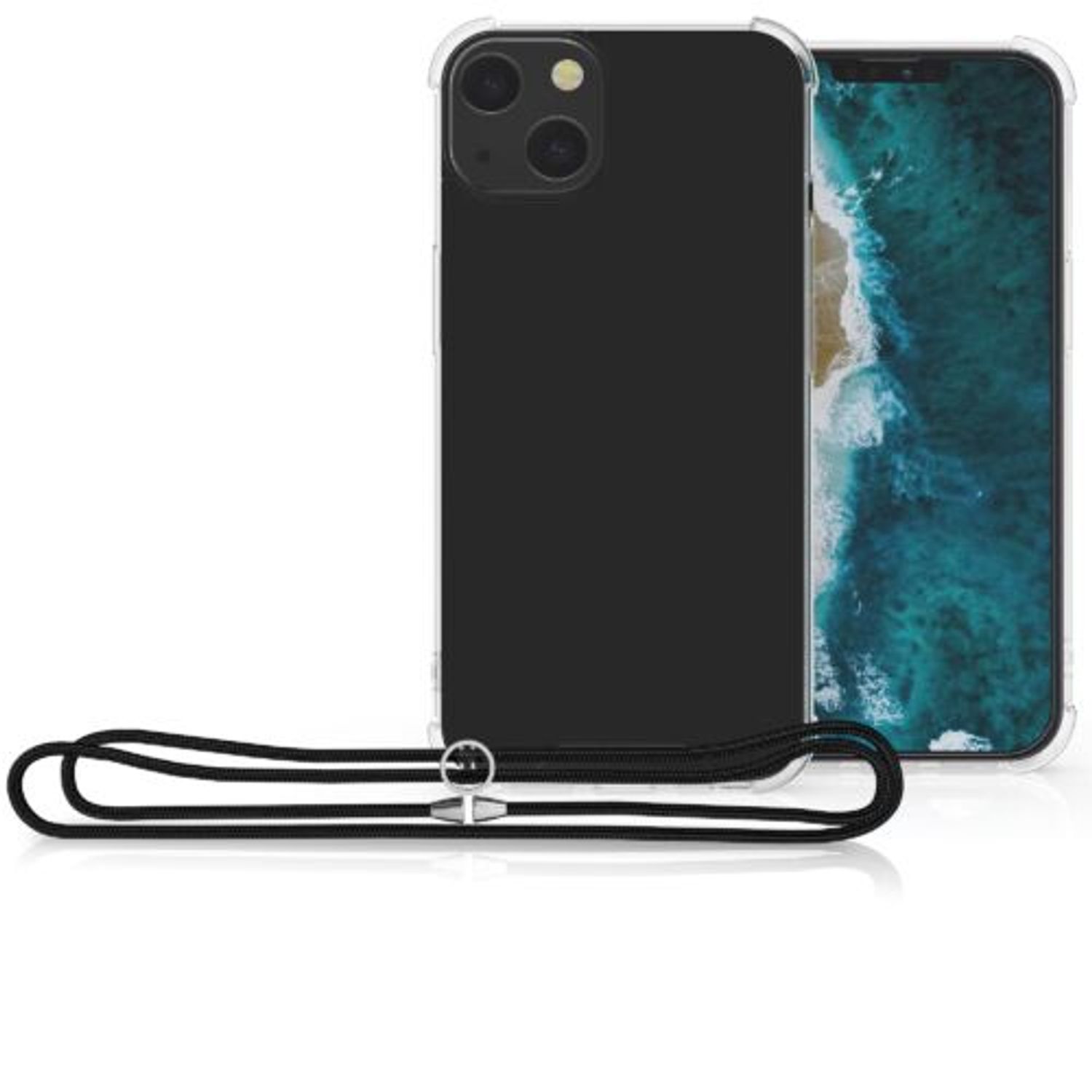 Husa pentru iPhone 13, Silicon, Transparent, 55949.01 fotografia produsului View 8 L
