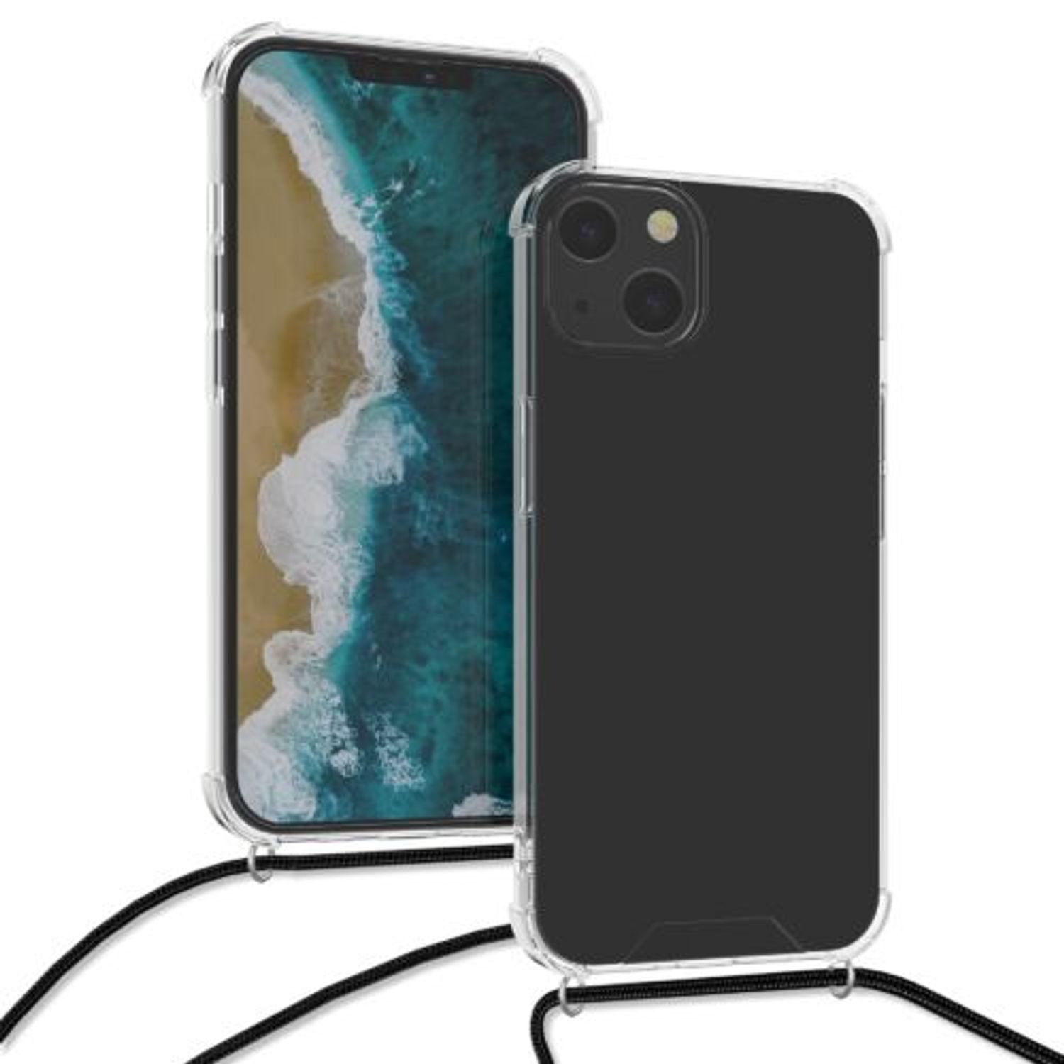 Husa pentru iPhone 13, Silicon, Transparent, 55949.01 fotografia produsului View 5 L