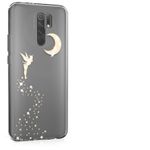 Husa Kwmobile pentru Xiaomi Redmi 9, Silicon, Transparent/Auriu, 57083.01 fotografia produsului View 8 S